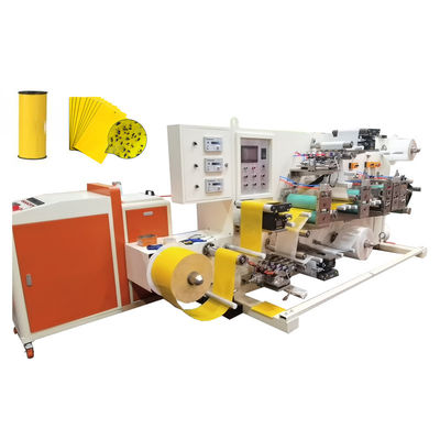 1000-1500pcs hour yellow sticky trap board making machine featuring hot melting device 80KG or 150KGS designed for operation