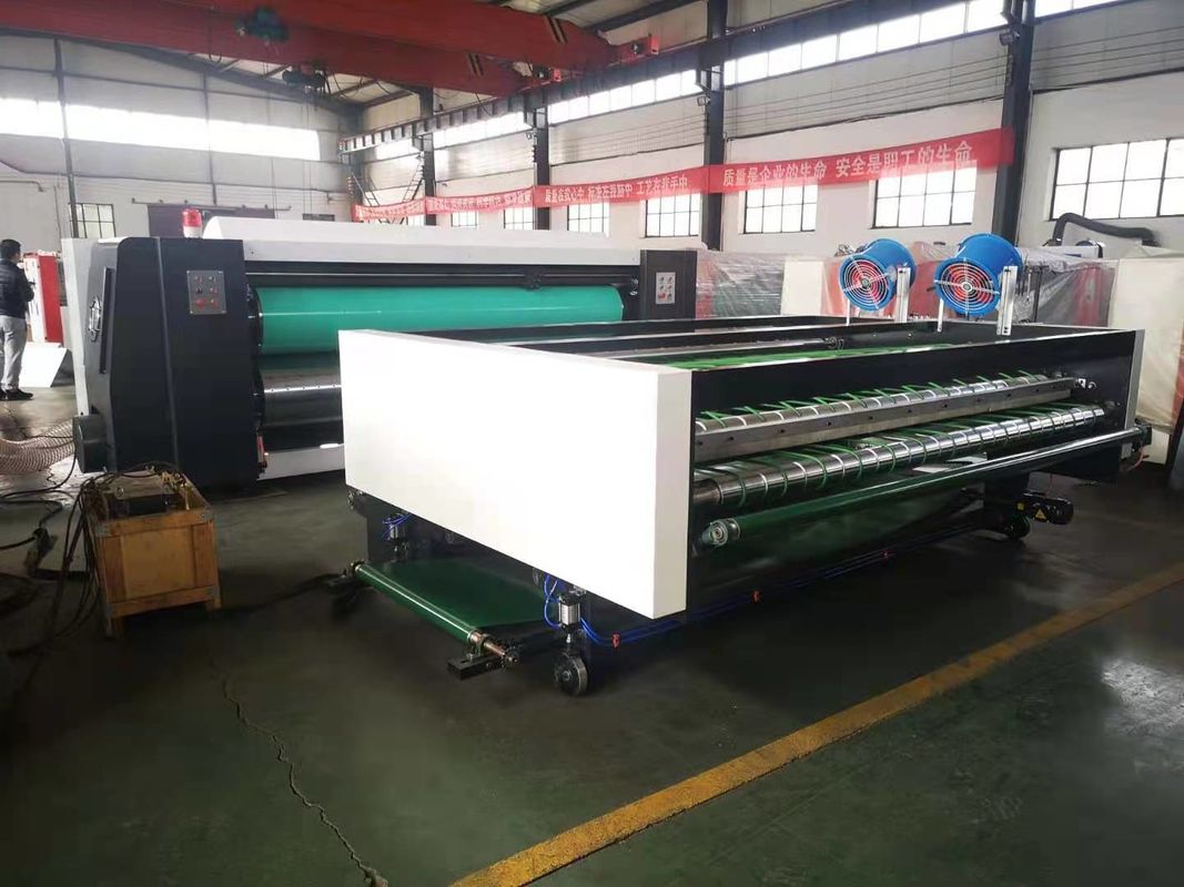 Standard 380V Automatic Rotary Corrugated Box Die Cutting Machine Pizza Box Making