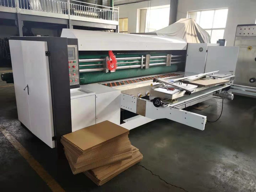 Standard 380V Automatic Rotary Corrugated Box Die Cutting Machine Pizza Box Making
